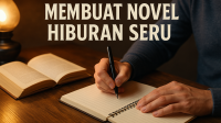 Membuat Novel Hiburan Seru